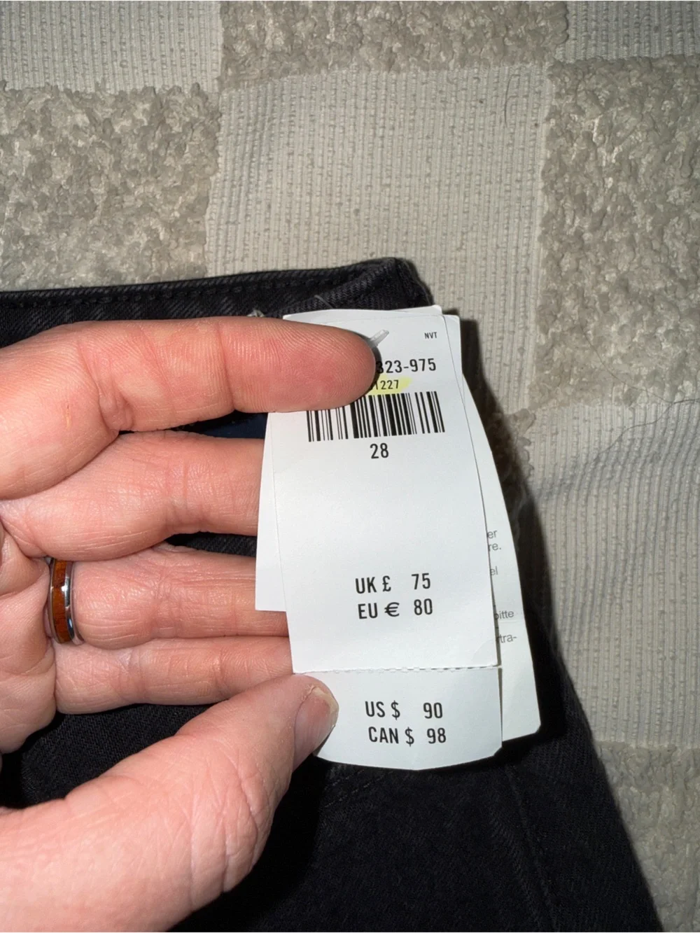 NWT Abercrombie‎ & Fitch The Loose High Rise 28 6R Curve Love